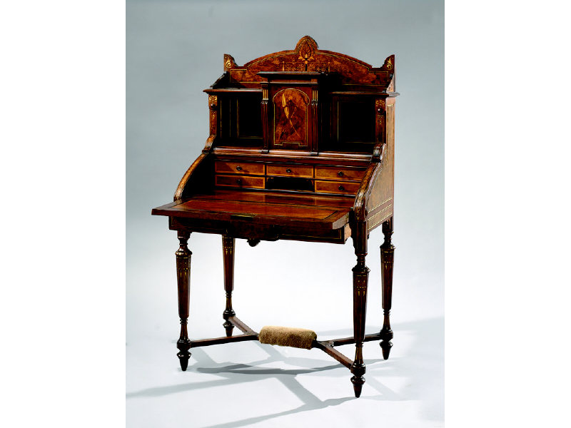 Appraisal: HERTER BROTHERS NEW YORK - Finely inlaid ladies writing desk