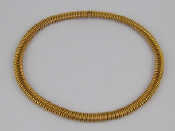 Appraisal: A French hallmarked carat gold collar necklace approx cm long