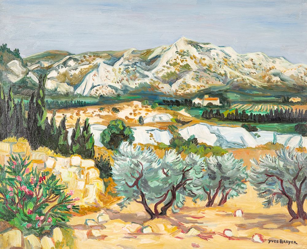 Appraisal: YVES BRAYER FRENCH - YVES BRAYER FRENCH - Les Alpilles