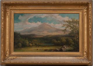 Appraisal: John White Allen Scott American - Pastoral and Mountain Landscape