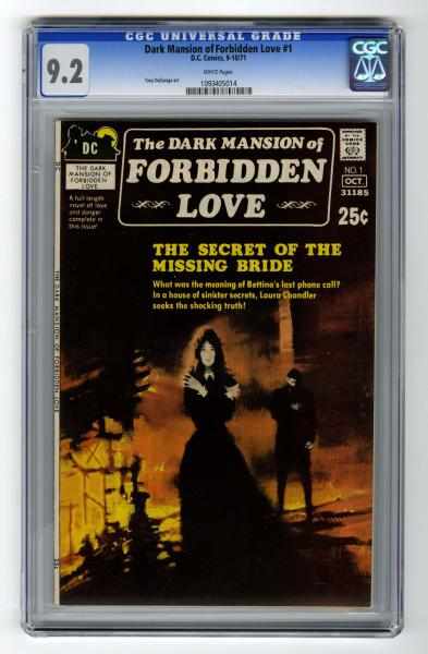 Appraisal: Dark Mansion of Forbidden Love CGC Click for full description