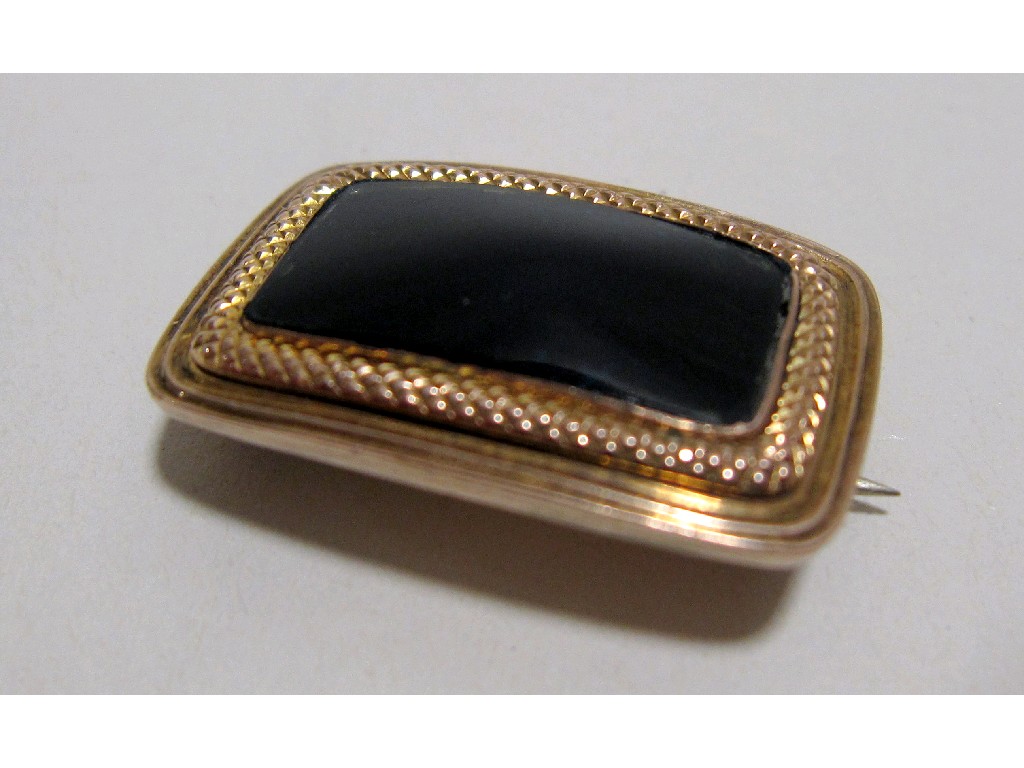 Appraisal: Georgian mourning brooch