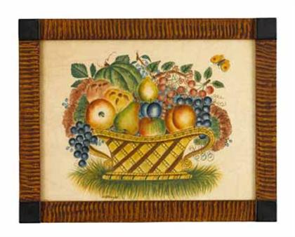 Appraisal: David Y Ellinger - a theorem basket of fruit with