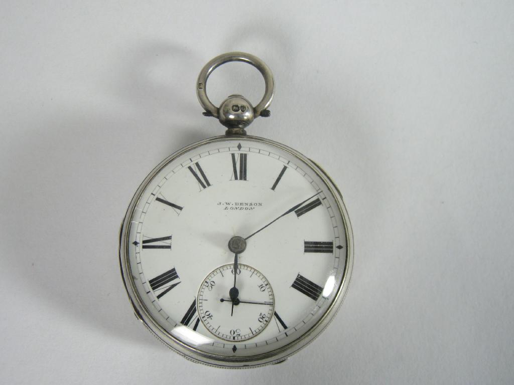 Appraisal: A Victorian silver cased Pocket Watch by Benson Ludgate Hill