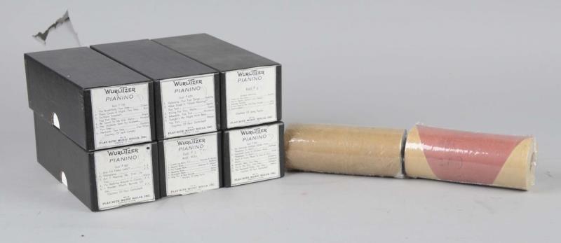 Appraisal: Lot Of Pianino Player Piano Roll Songs Each Each roll