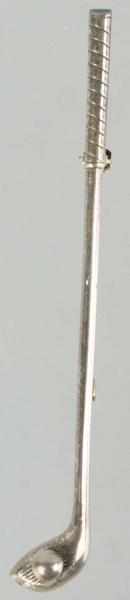 Appraisal: s Sterling Silver Golf Pin Description In the shape of