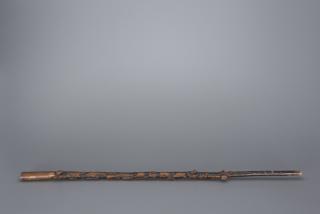 Appraisal: Hickory Cane Hickory Cane c in long This cane features