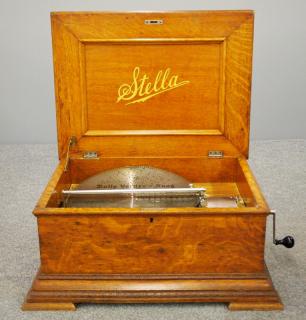 Appraisal: Stella Music box A late th century oak disc music