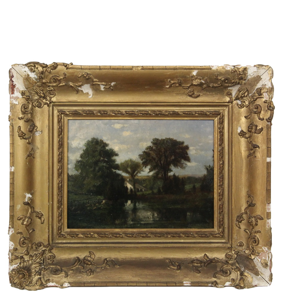 Appraisal: WINCKWORTH ALLAN GAY MA - - Pastoral Landscape with Pond