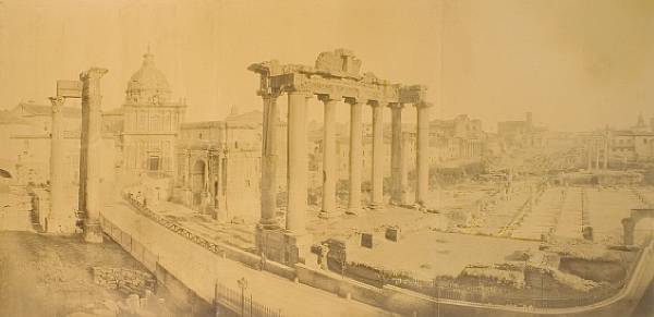 Appraisal: Artist Unknown Temple of Saturn in the Roman Forum Photographic