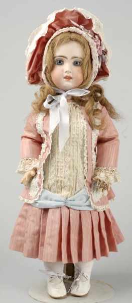 Appraisal: Pretty French Bisque Jumeau B b Doll Description Bisque socket