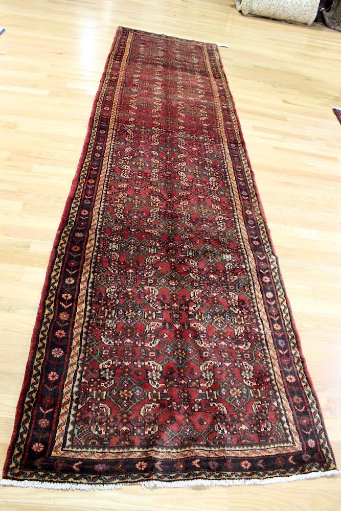 Appraisal: Vintage and Finely Hand Woven Runner Clarke Auction - Dimensions