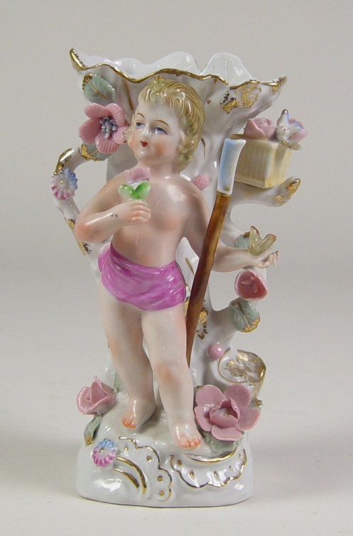 Appraisal: Naudot Co Porcelain Figurine Paris 's - on Porcelain figural