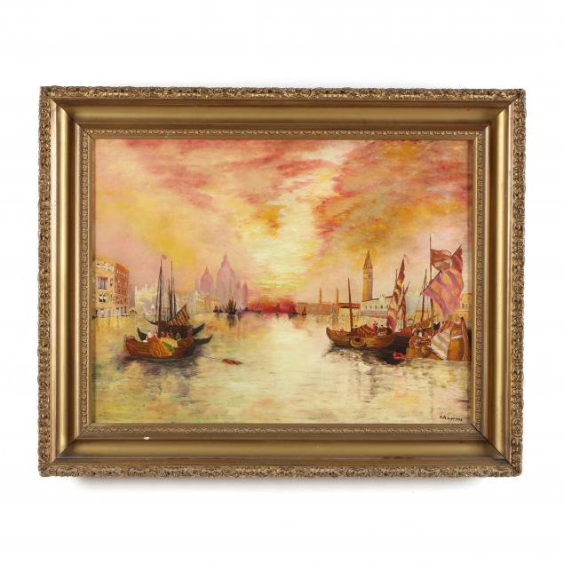 Appraisal: S A LOFTUS AMERICAN TH CENTURY THE GRAND CANAL AT