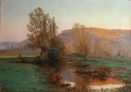 Appraisal: Artist Davidson attributed to Charles Everrett British - Title Landscape