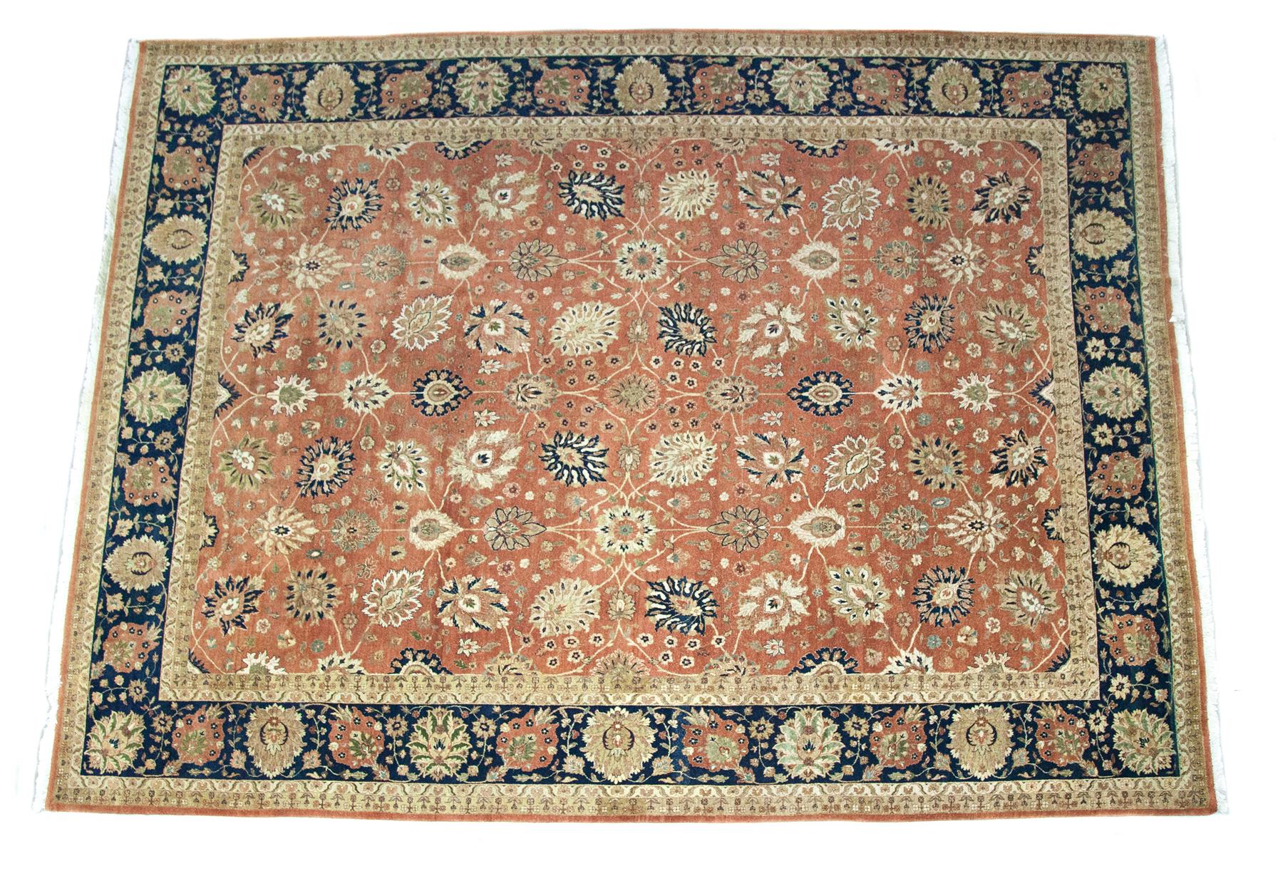 Appraisal: ROOM SIZE MACHINE MADE ORIENTAL RUG Asian nd half- th