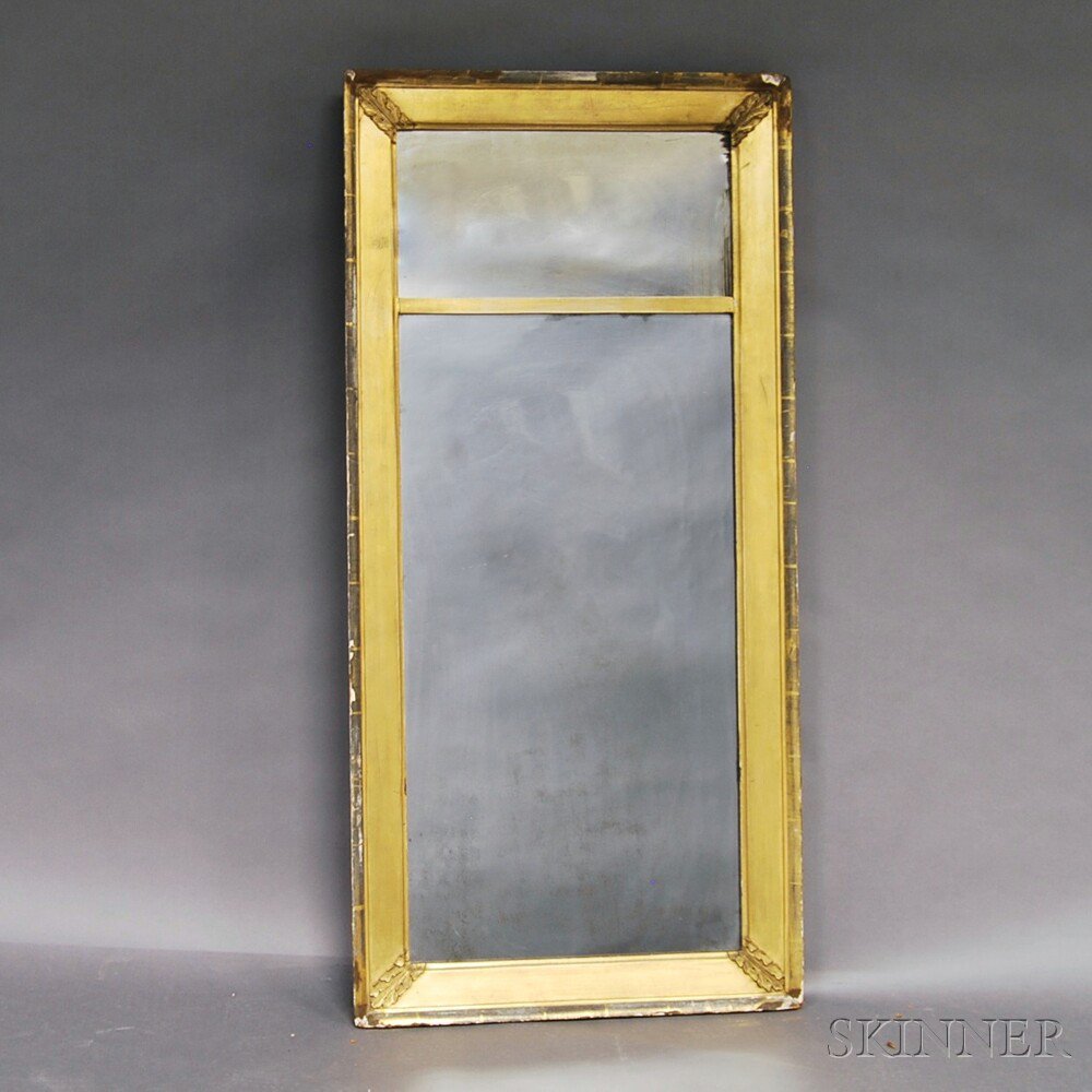 Appraisal: Gilt-gesso Tabernacle Mirror lg wd in Estimate - The absence