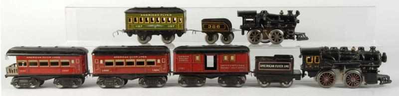 Appraisal: Lot of American Flyer Passenger Train Sets Description American O-gauge