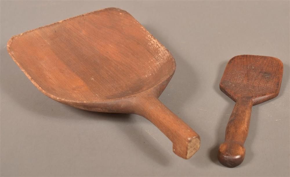 Appraisal: Two Various Pennsylvania Butter Scoop Paddle Two Various Pennsylvania th