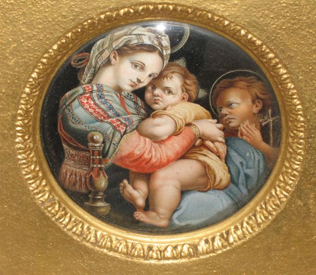 Appraisal: AFTER THE OLD MASTER Mary with the infant Jesus tondo