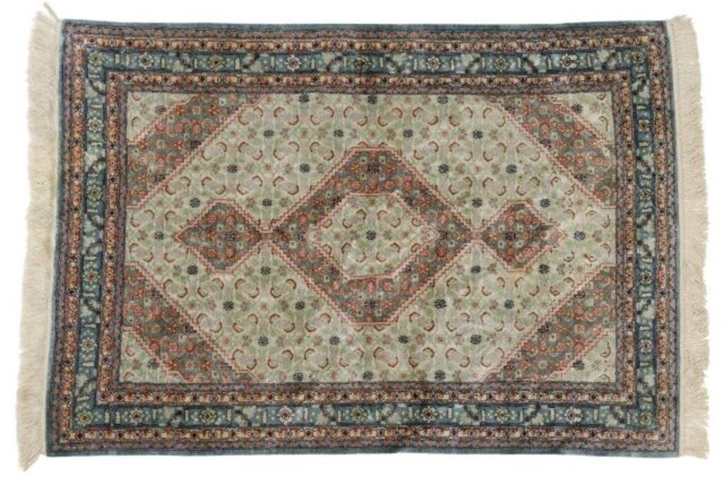 Appraisal: Hand-tied Turkish Hereke rug approx ' l ' w