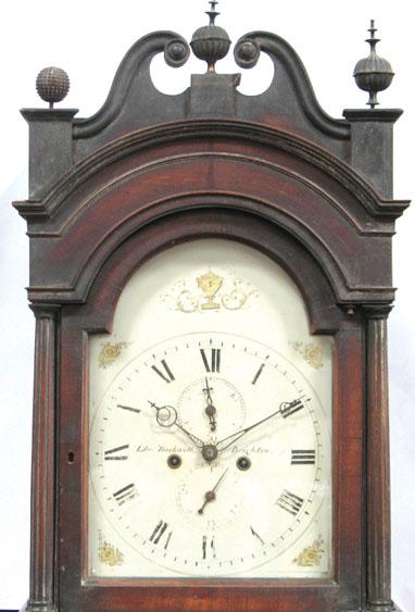 Appraisal: A GEORGE III MAHOGANY LONGCASE CLOCK by Edward Buckwell of