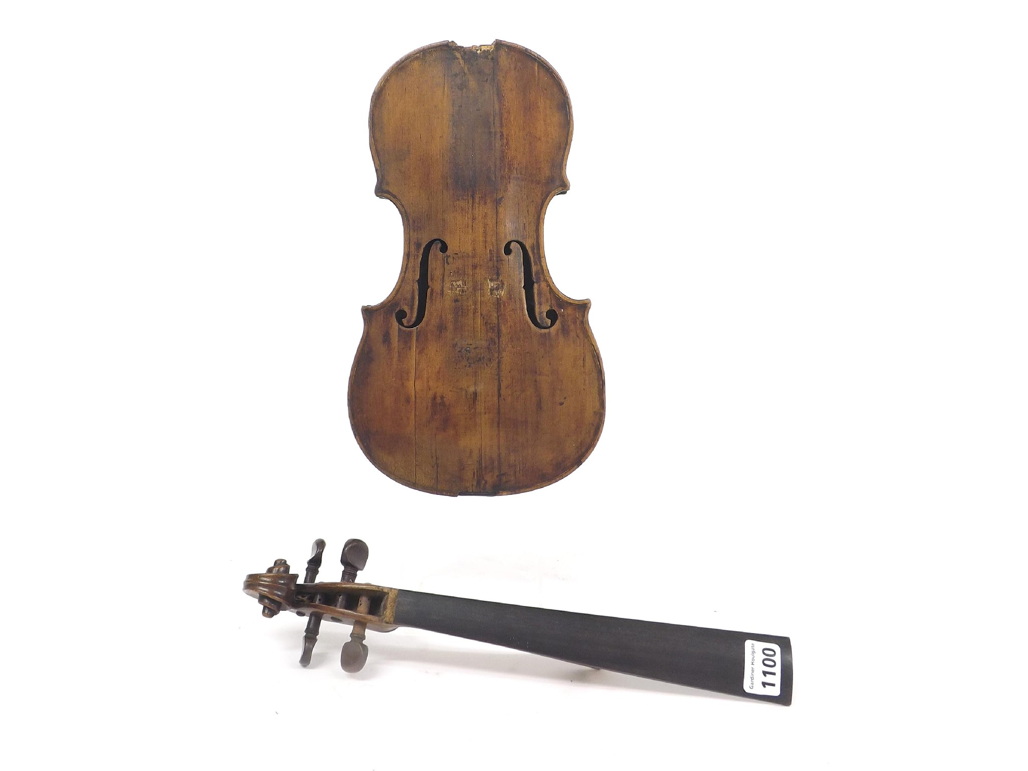 Appraisal: Interesting late th early th century violin in need of