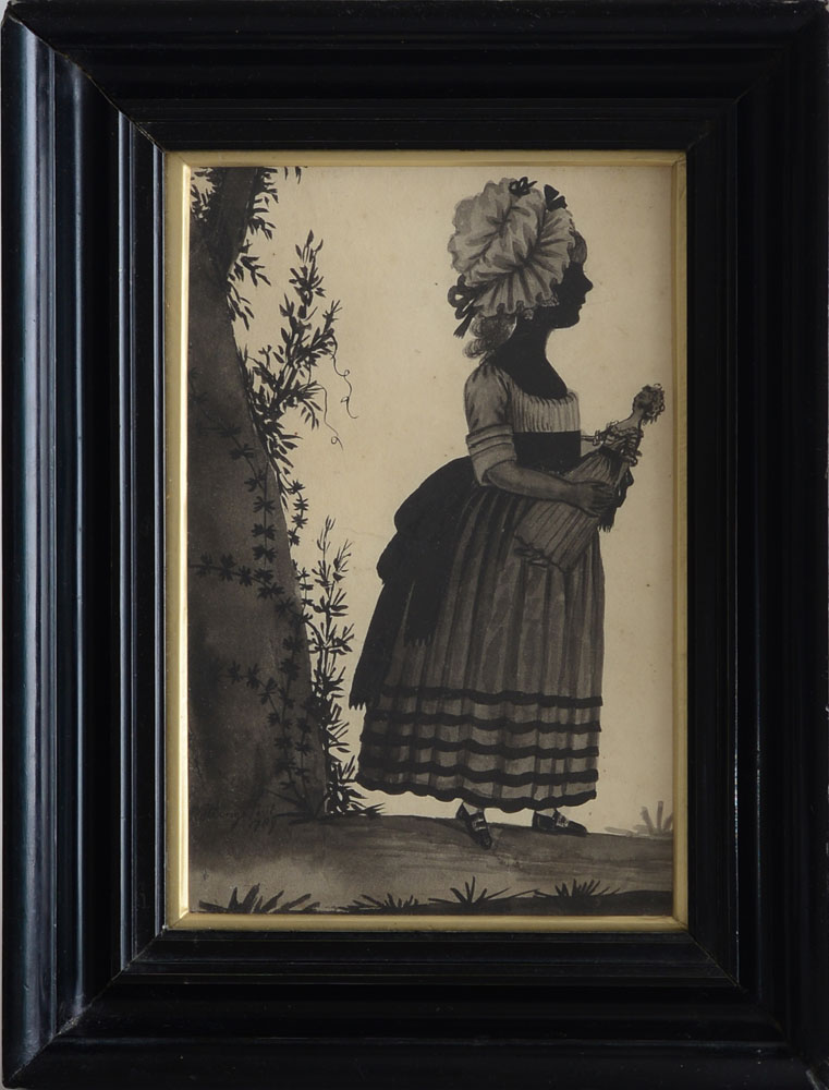 Appraisal: WILLIAM WELLINGS FULL-LENGTH PORTRAI OF A GIRL IN A GARDEN