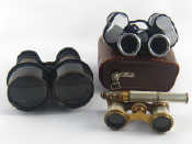 Appraisal: A pair of Asahi Pentax wide angle x binoculars in