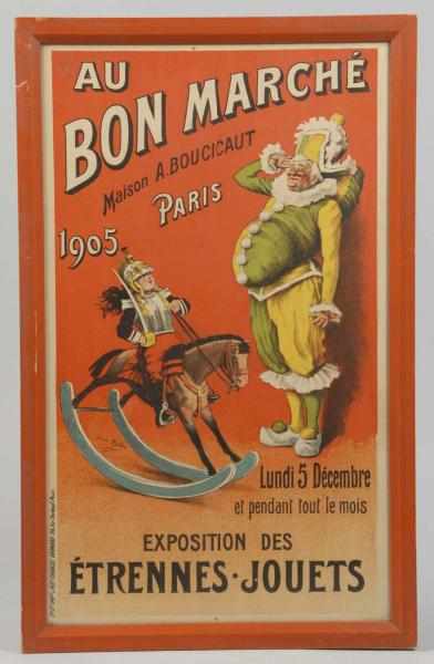 Appraisal: Framed French Exhibition Advertising Poster Description Circa Marked Georges Reson