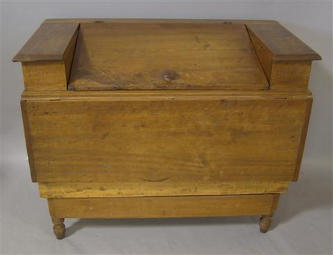 Appraisal: AMERICAN DOUGH BIN th C having multiple compartments for the