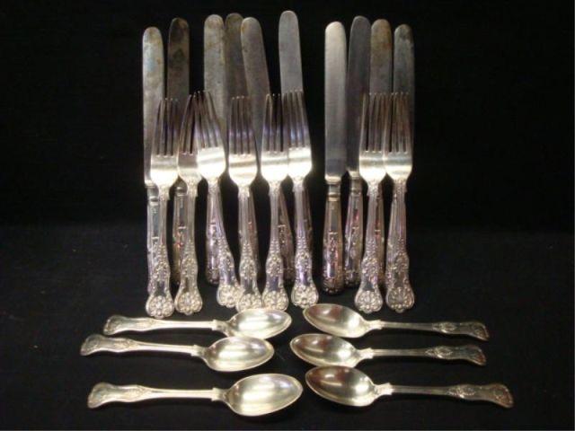 Appraisal: Pieces English Sterling Flatware From an East th and Madison