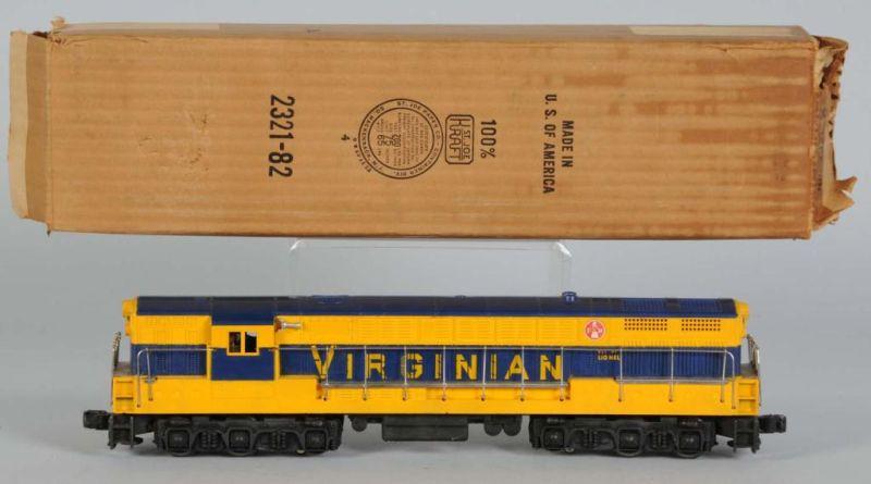 Appraisal: Lionel No O-Gauge Virginian FM Train Master OB Description Post-war