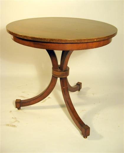 Appraisal: Biedermeier faux burl walnut and walnut side table late th