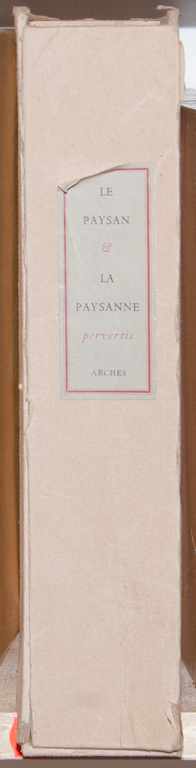 Appraisal: Fine Press Erotica M Restif de la Breton ''Le Payson