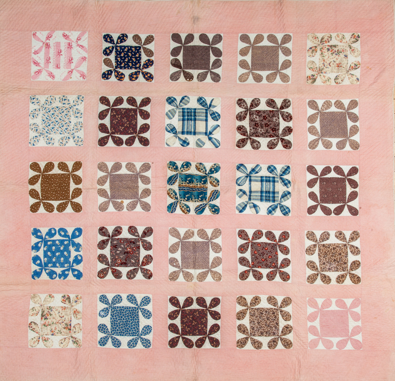 Appraisal: THREE AMERICAN PIECED COTTON QUILTS x in x in and