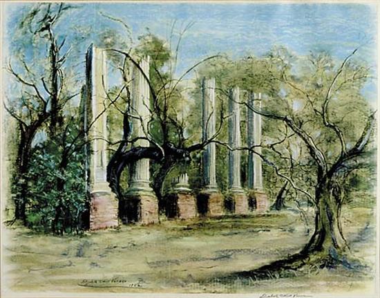 Appraisal: Elizabeth O'Neill Verner South Carolina - SOUTHERN RUINS Wade Hampton