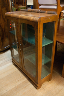 Appraisal: DECO TWO DOOR GLAZED BOOKCASE