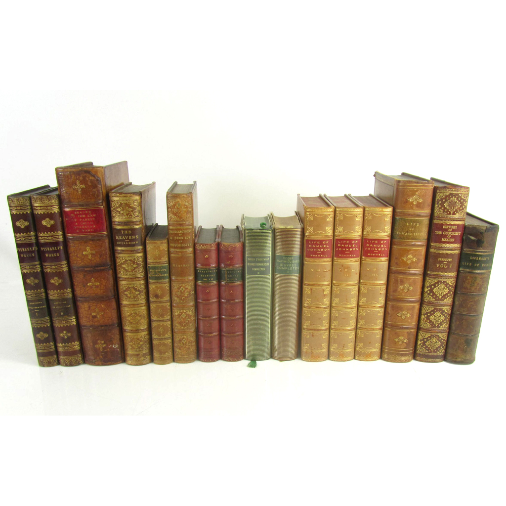 Appraisal: Leather Bindings books and others including Hogg James The Jacobite