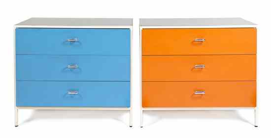 Appraisal: Two American Chest of Drawers George Nelson for Herman Miller