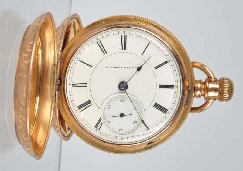 Appraisal: Hamilton Hunter Case Pocket Watch Description Working no has a