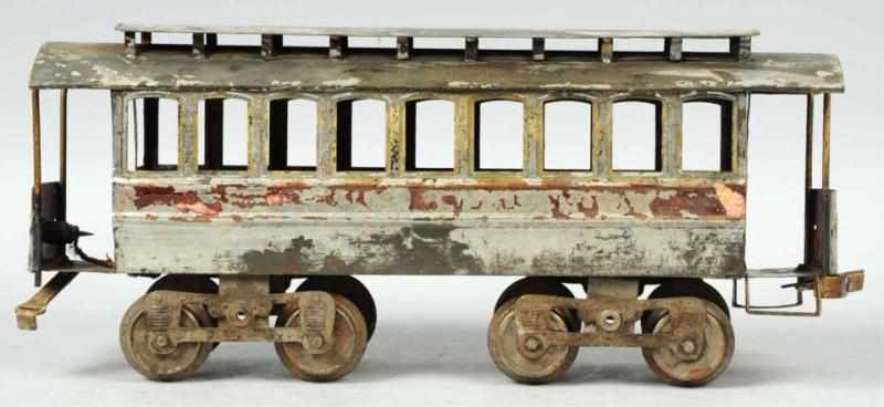 Appraisal: Early Lionel No Trolley Trailer American Embossed Lionel Mfg Co