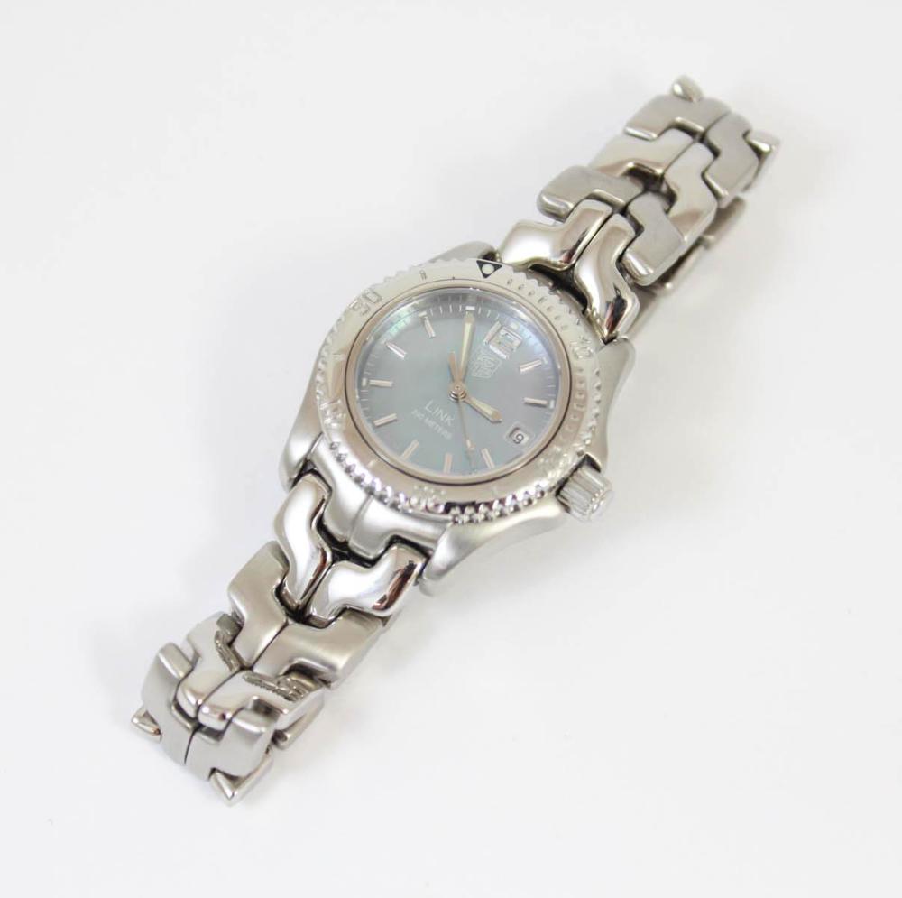 Appraisal: LADIES TAG HEUER LINK WRISTWATCH quartz movement with hour minute