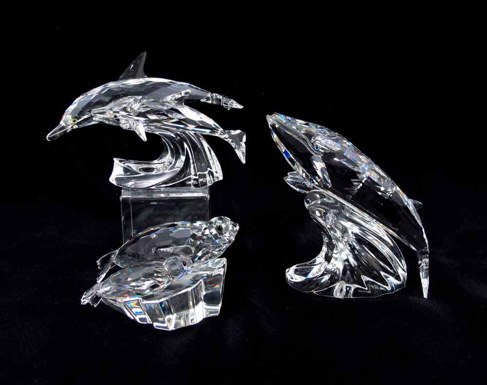 Appraisal: SWAROVSKI CRYSTAL FIGURES MOTHER AND CHILD ANNUAL SERIES pc lot