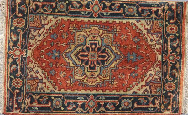 Appraisal: Indo Serapi rug ' x ' Good condition EST