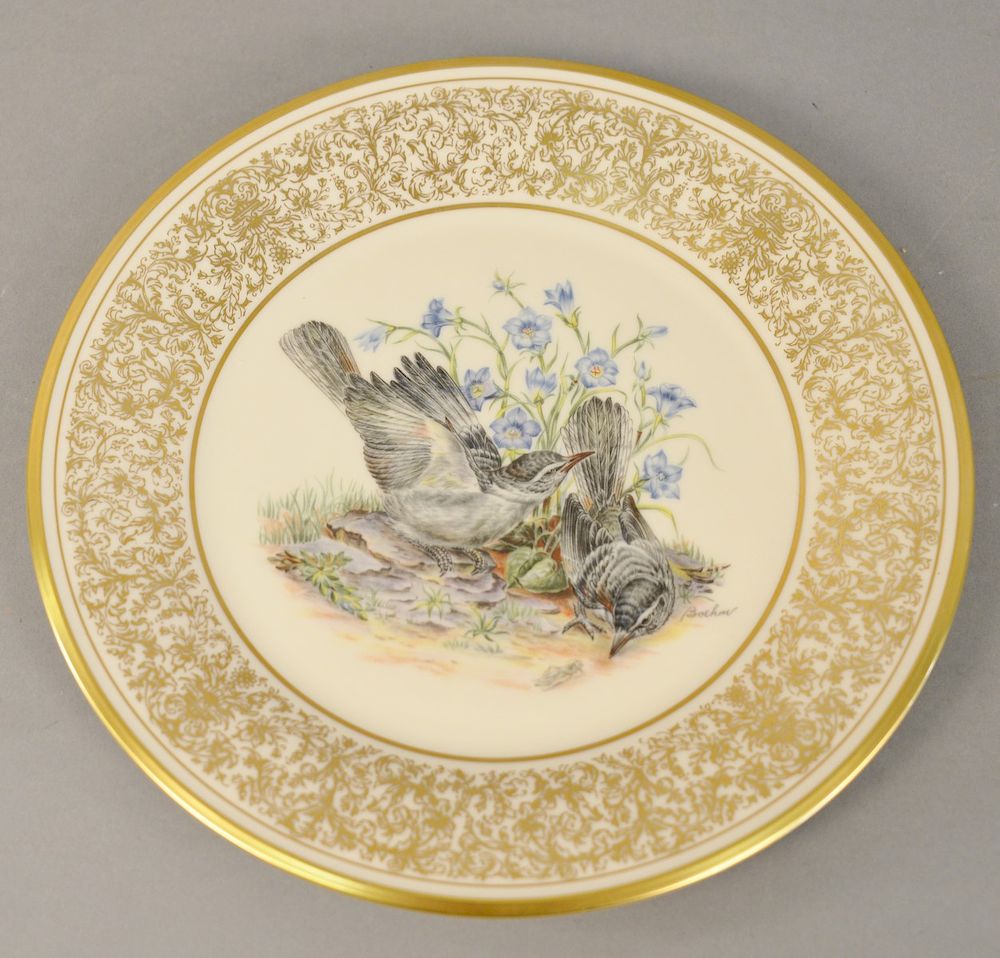 Appraisal: Set of twelve Lenox limited edition Boehm bird plates Set