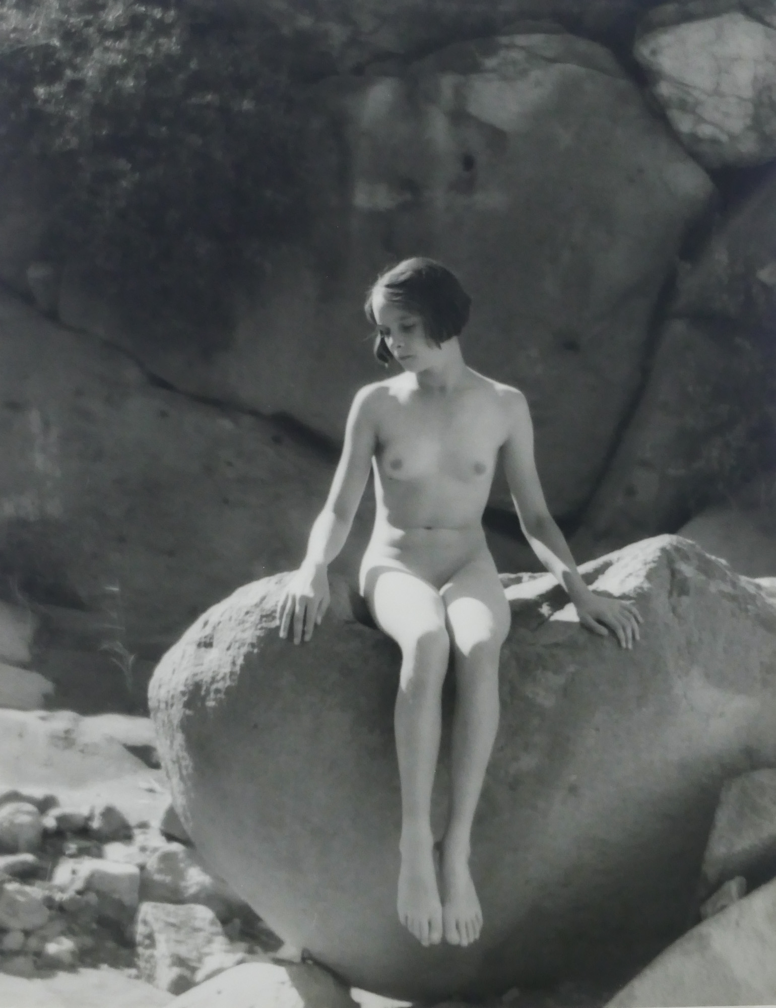 Appraisal: Forman Hanna - American ''Nude'' Silver Print ''x '' Image