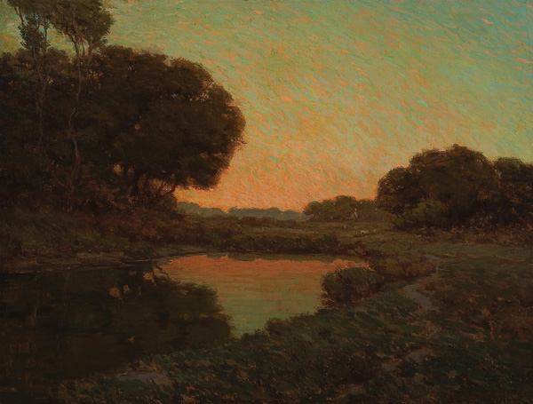 Appraisal: REDMOND GRANVILLE American - Sunlight Over the Marsh oil on