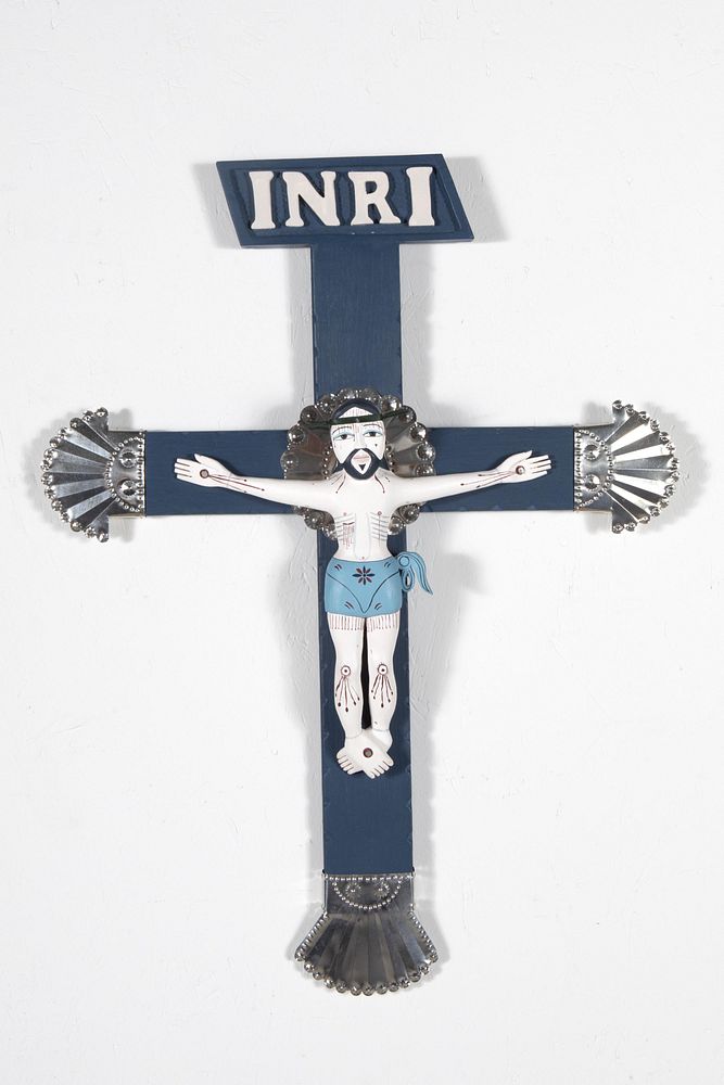 Appraisal: Anita Romero Jones Cristo Crucificado with Tin Anita Romero Jones