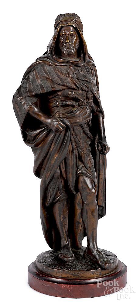 Appraisal: Jean Jules Salmson bronze sculpture Jean Jules Salmson French -